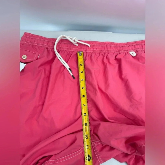 Polo Ralph Lauren Mini Pony Pink Mesh Lined Swim Trunks Short Shorts Men XXL NEW - Picture 11 of 13